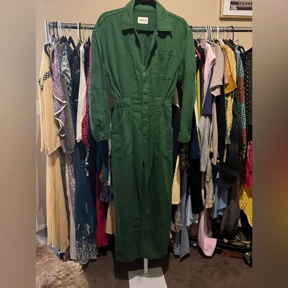 NWT ETICA Kingsley Utility Jumpsuit in Juniper, Various Sizes - Picture 4 of 8